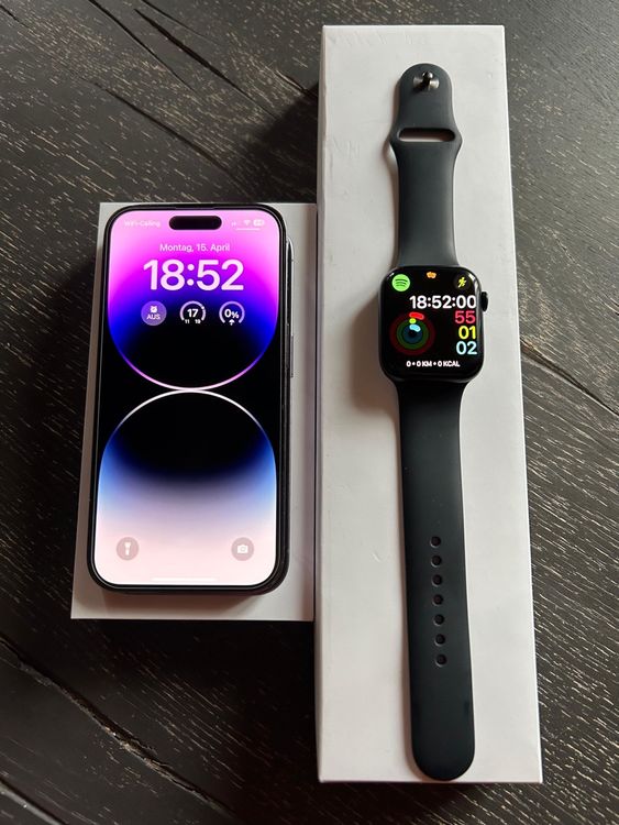 iPhone 14 Pro Deep Purple 256GB + Apple Watch Series 8 45mm | Kaufen ...