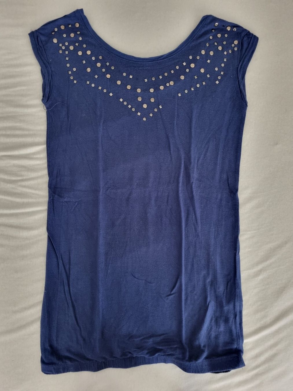 Tops: Blaues T-Shirt "Chicorée" (Gr. XS) – Gebraucht aus Gams von federli29