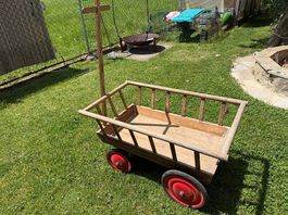 Leiterwagen / Holzwagen / Antik: