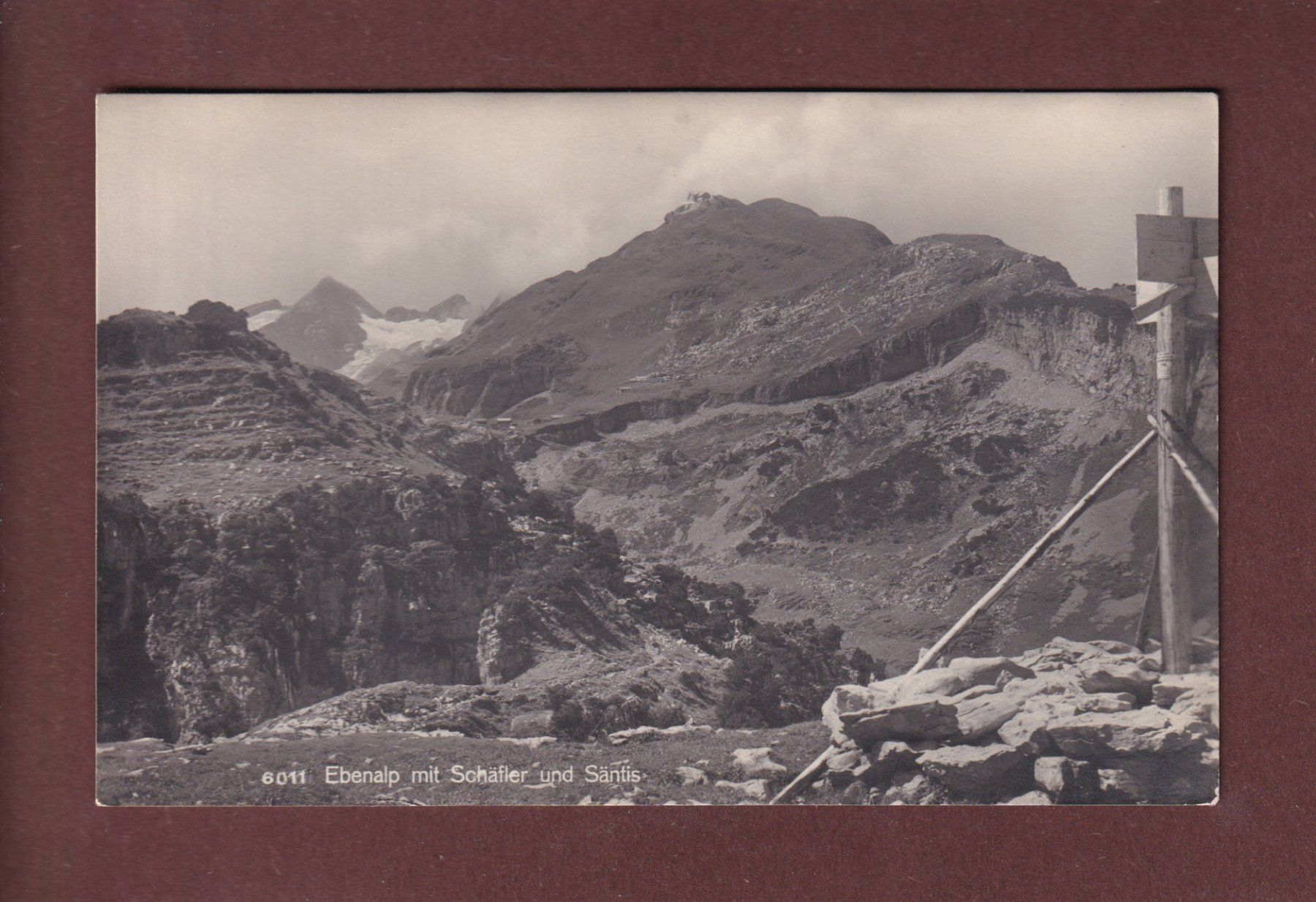 Cartoline postali: EBENALP - Schäfler - Säntis – Usato da Pully venduto da nicecards-shop