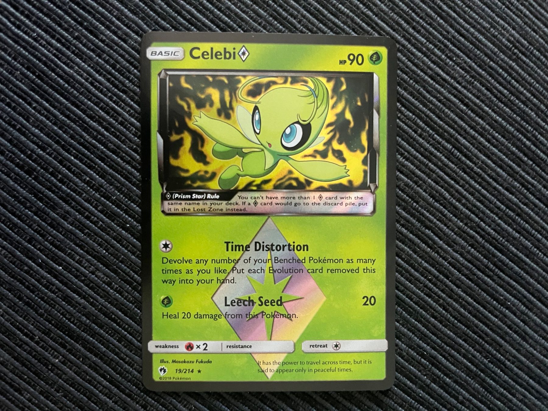 Pokémon Sammelbilder & Trading cards: Pokemon Celebi Holo Lost Thunder Near Mint – Neu (gemäss Beschreibung) aus Wabern von Collectfun