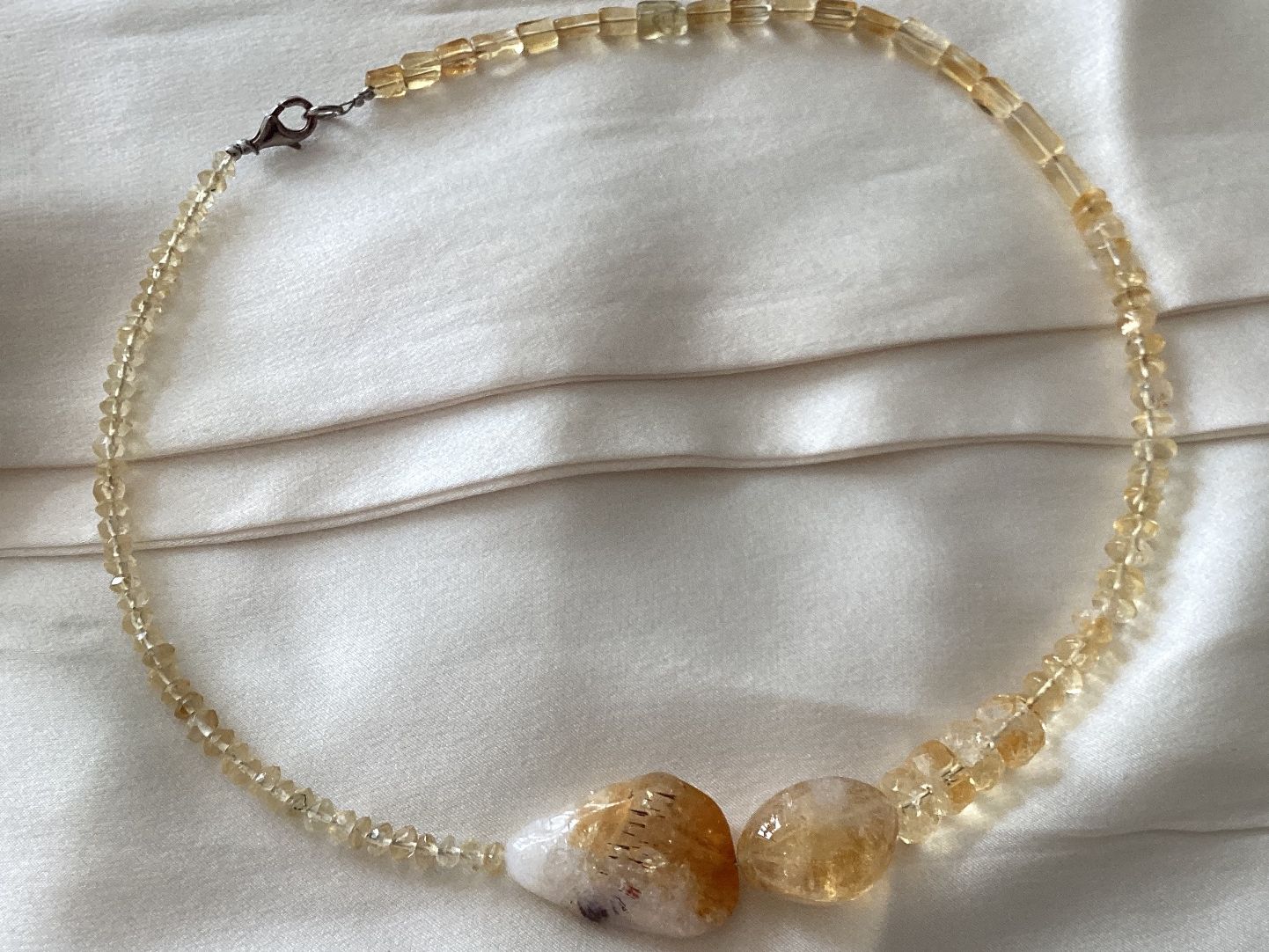 Catenine: Collier pierre citrine – Usato da fribourg venduto da iris18