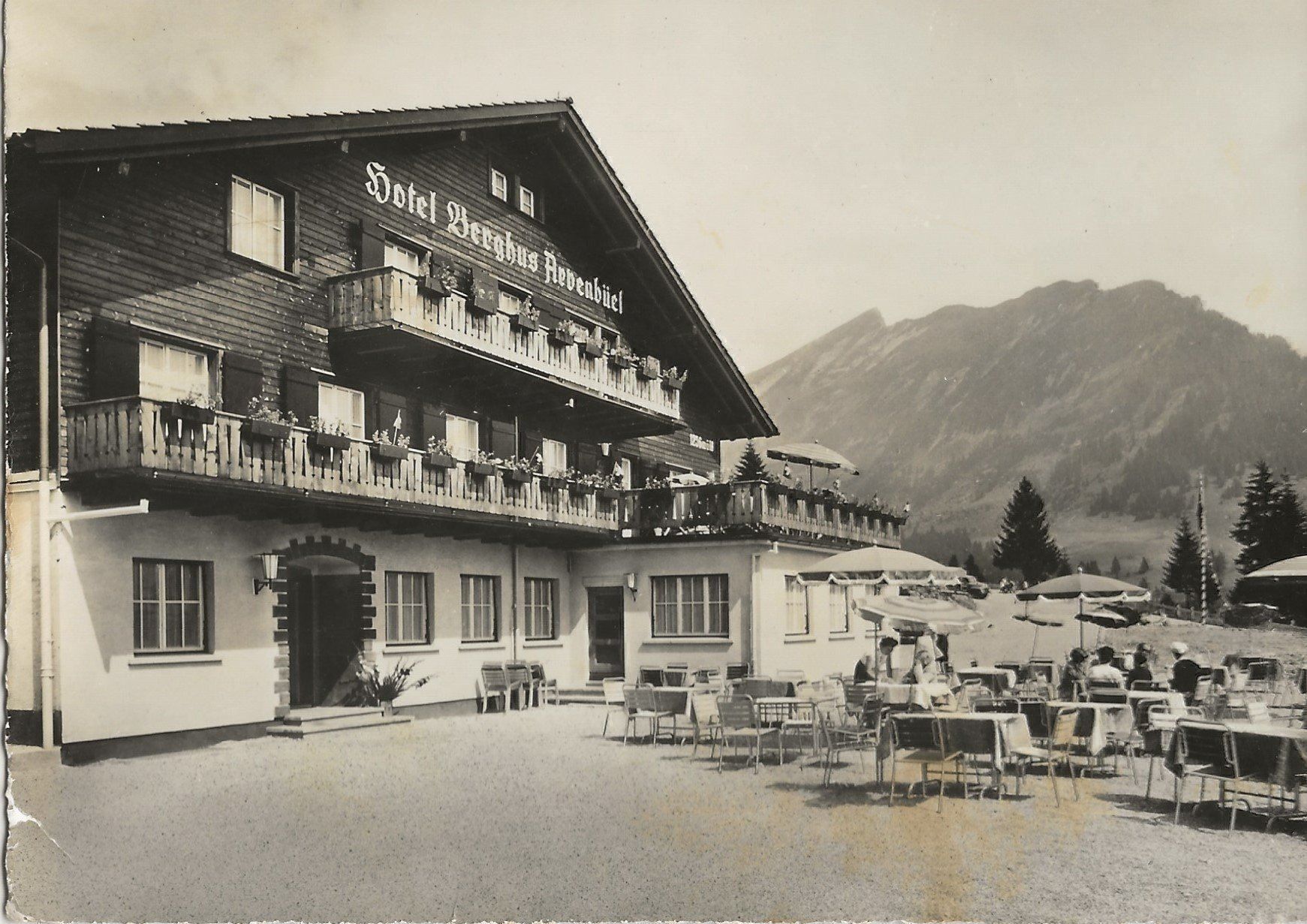 Cartoline postali: Hotel Berghus,Arvenbüel,Amden,1961 – Usato da Frauenfeld venduto da Merk52
