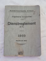 🇨🇭 1933 Schweizer Armee Dienstreglement