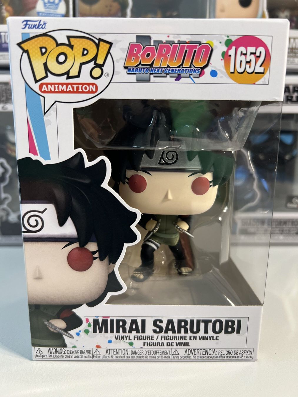 Funko Figuren: Funko POP! Animation Boruto - Mirai Sarutobi – Neu und originalverpackt aus Le Mouret von perfectbijou
