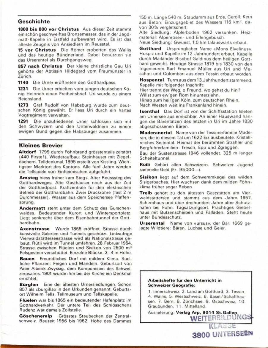Libri: Kaiser Ernst, Land am Gotthard - Heft 2 – Usato da Sarnen venduto da Livres 5