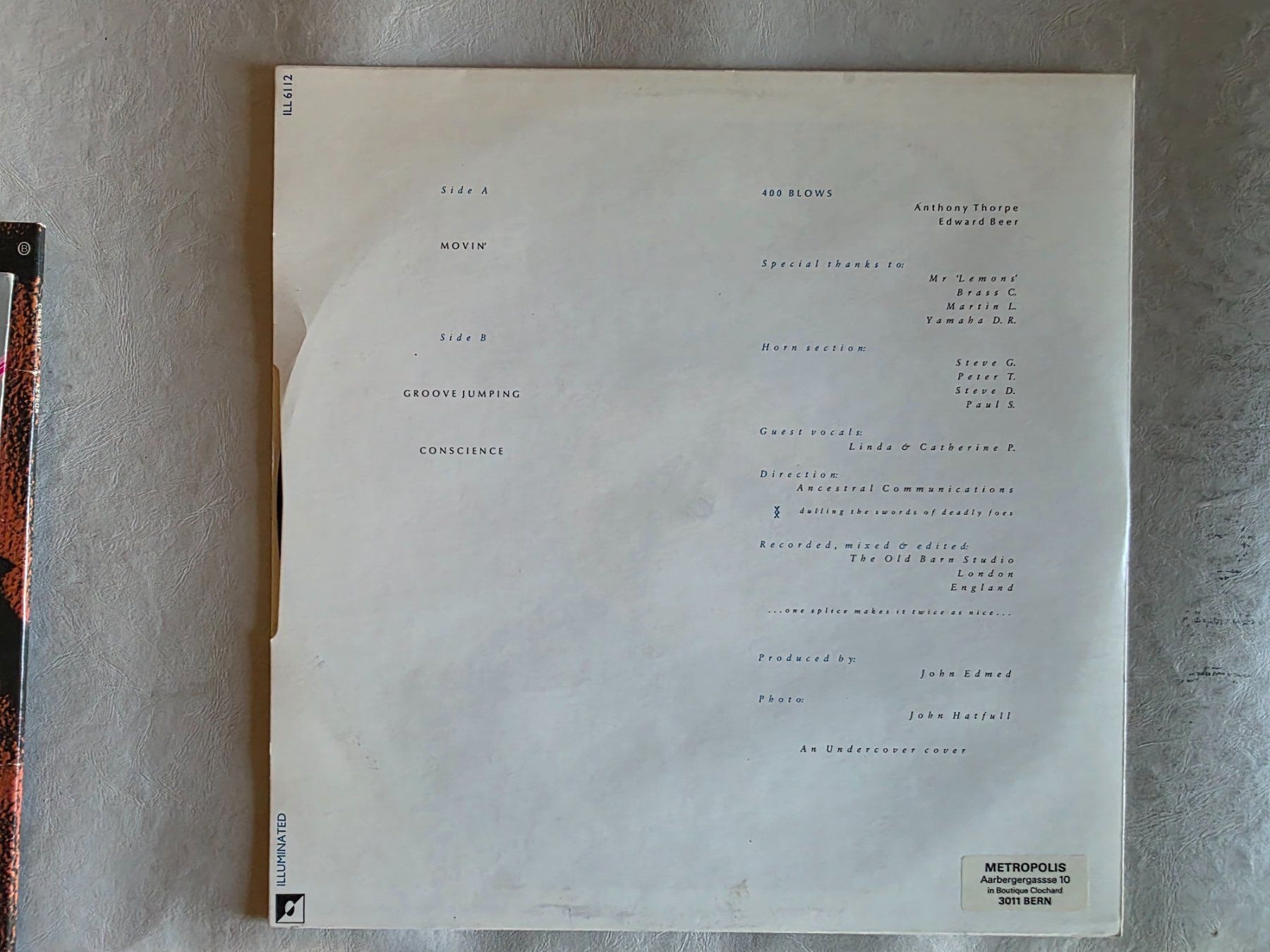 Dischi in vinile: LP 400 Blows Movin' - Illuminated 6112 – Usato da Walterswil BE venduto da Lonitti 1