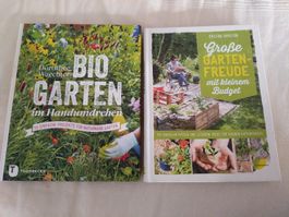 2 Bücher: Grosse Gartenfreude mit kleinem Budget/ Bio Garten