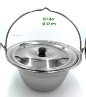 Gulaschkessel 10 Liter Edelstahl Kessel Suppentopf