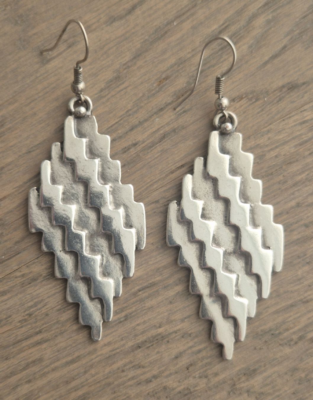 Boucles d'oreille: Antares Ohrringe Silber Raute Boho Statement – D'occasion à Bad Zurzach par dau_m8gm