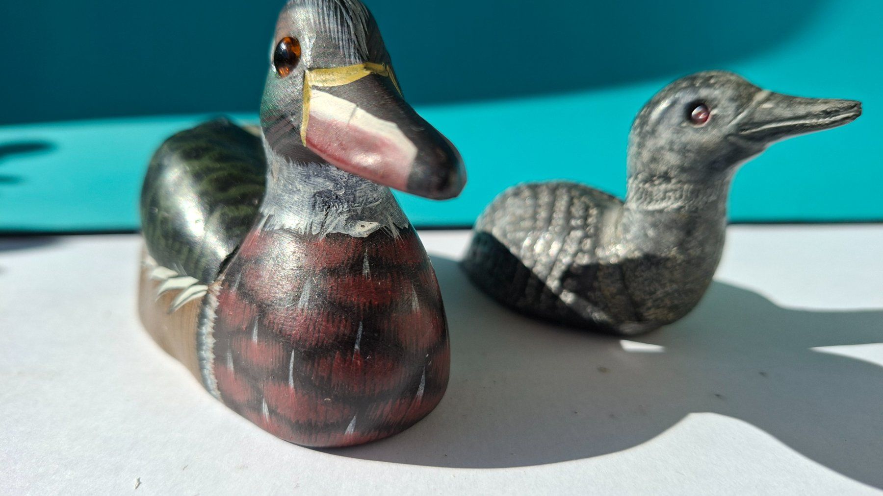 Statuette: 2 Stein Enten Figuren – Usato da Opfikon venduto da Diversamente 4