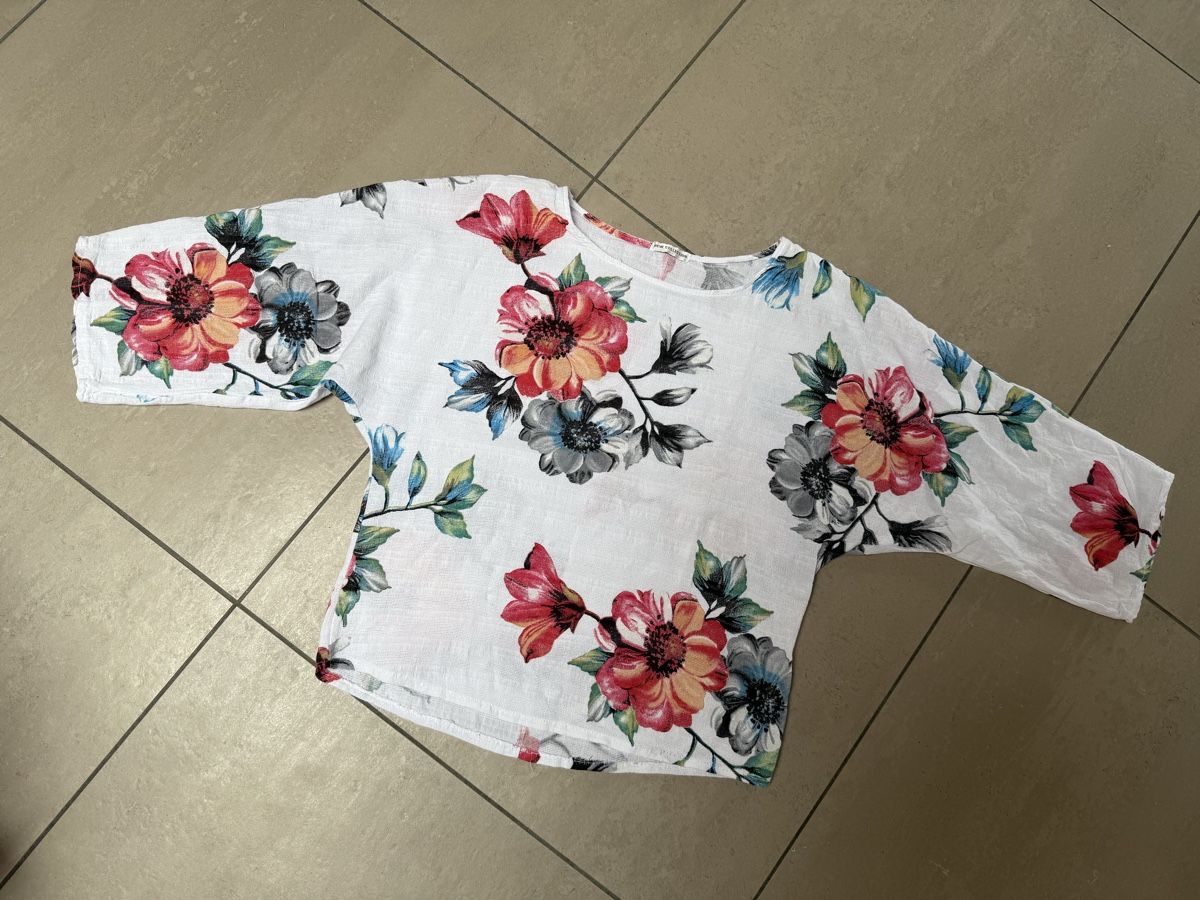 Camicette: Bohobluse aus Baumwolle in Leinenoptik – Nuovo (secondo la descrizione) da Sigriswil venduto da ck56