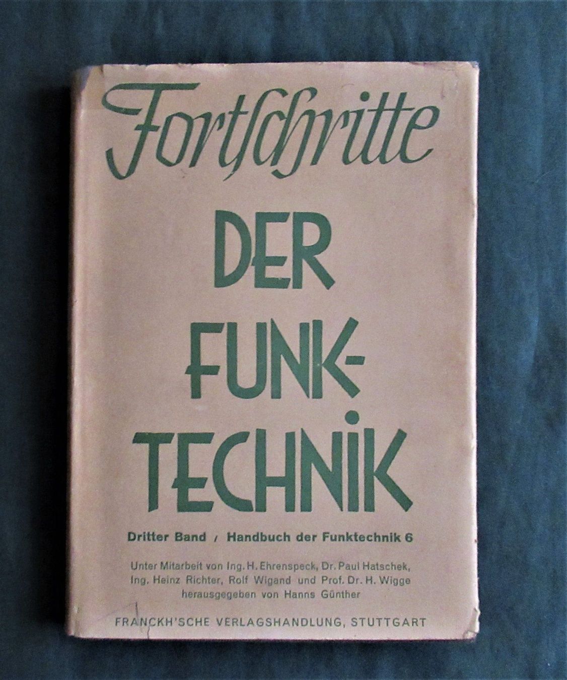 Libri: * Funk  Funktechnik  Radio  Radiotechnik – Usato da Hedingen venduto da Protechnica 7