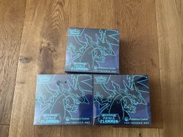 3x Fatale Flammen Pokemon Center ETBs