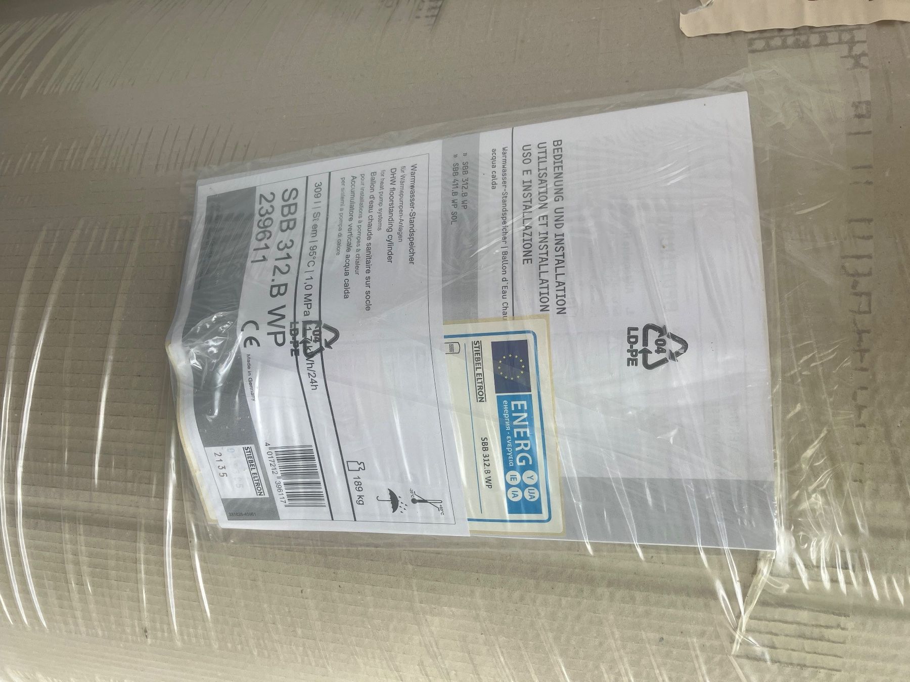 Stiebel Eltron Sanitari: Trinkwarmwasserspeicher Sbb 312.B WP – Nuovo (secondo la descrizione) da Madiswil venduto da Pierre2422