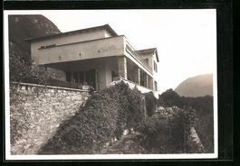 AK Lugano-Ruvigliana, Villa am Hang