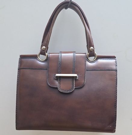 Damentasche Handtasche Leder Vintage Braun