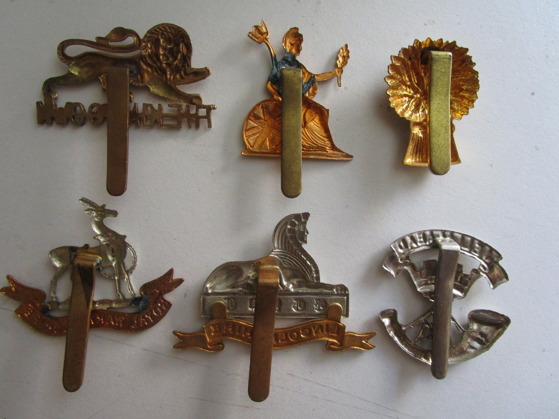 Placchette & Badge: 6 Abzeichen der britischen Armee  2 WK – Usato da Heimberg venduto da Lupo57 1