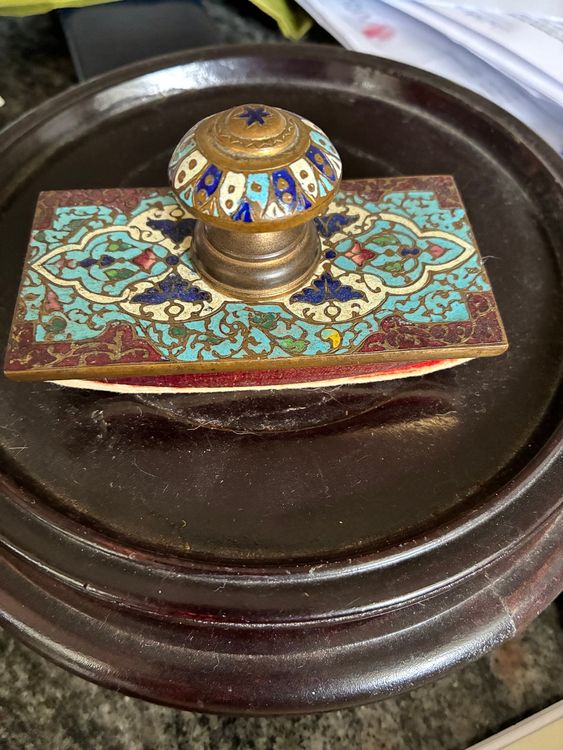 BUVARD TRES ancien FIL A COUDRE ''au conscrit'' ''a l'astre d'or'' EUR