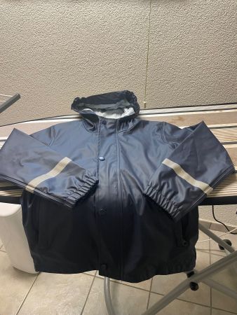 Regenjacke +Hose122/128 blau waterproof