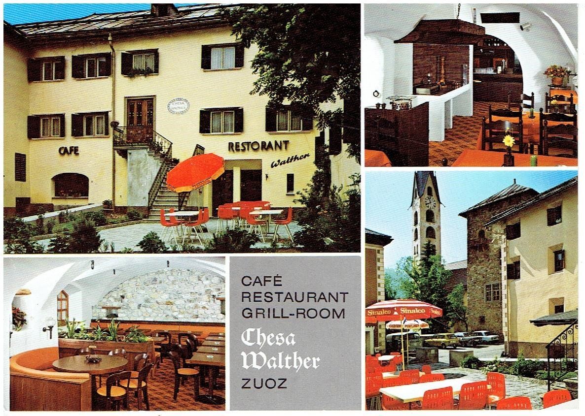 Cartes postales: Chesa Walther Zuoz – D'occasion à Flims - Dorf par Stagediver