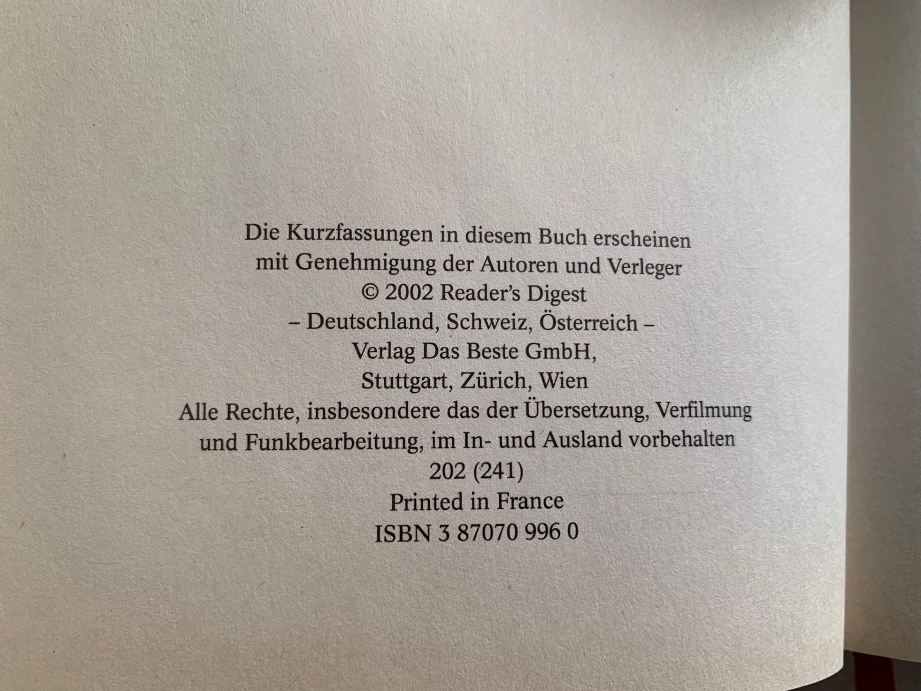 Libri: Reader's Digest Auswahllsssbücher - spannende Romane! – Usato da Emmen venduto da newdeal1970 5