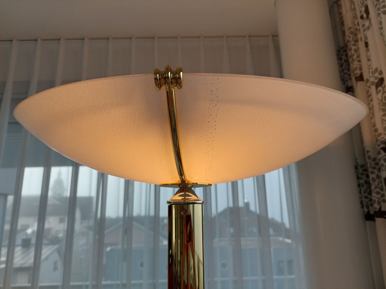 Lampade: Elegante Stehlampe, goldfarben, dimmbar – Usato da Brunnen venduto da Livianda 3