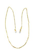 Goldfarbene Brillenkette, 70 cm