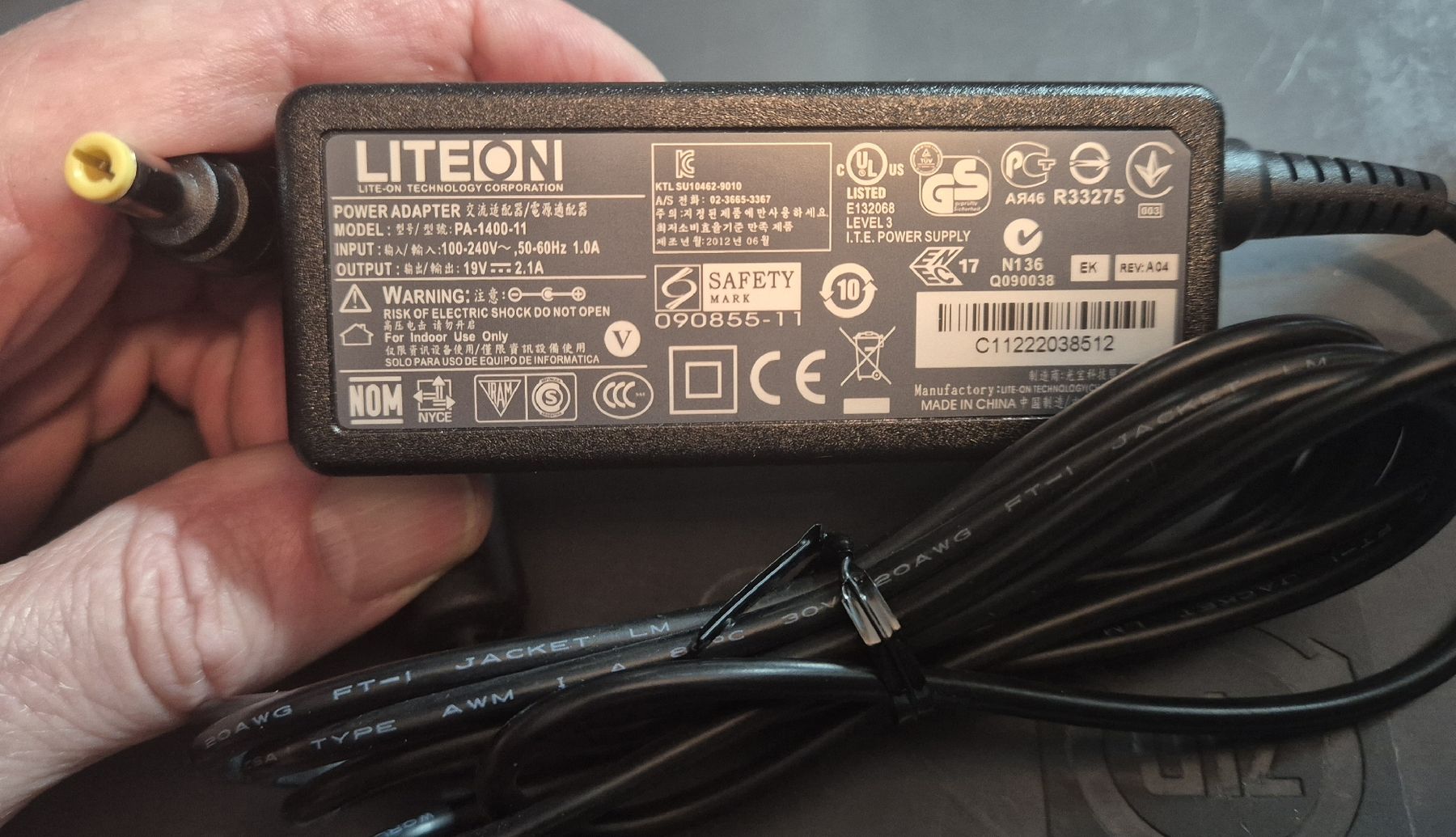 Ladegerät: Netzteile LiteOn 40W – Gebraucht aus Winterthur von Activ-since-2006