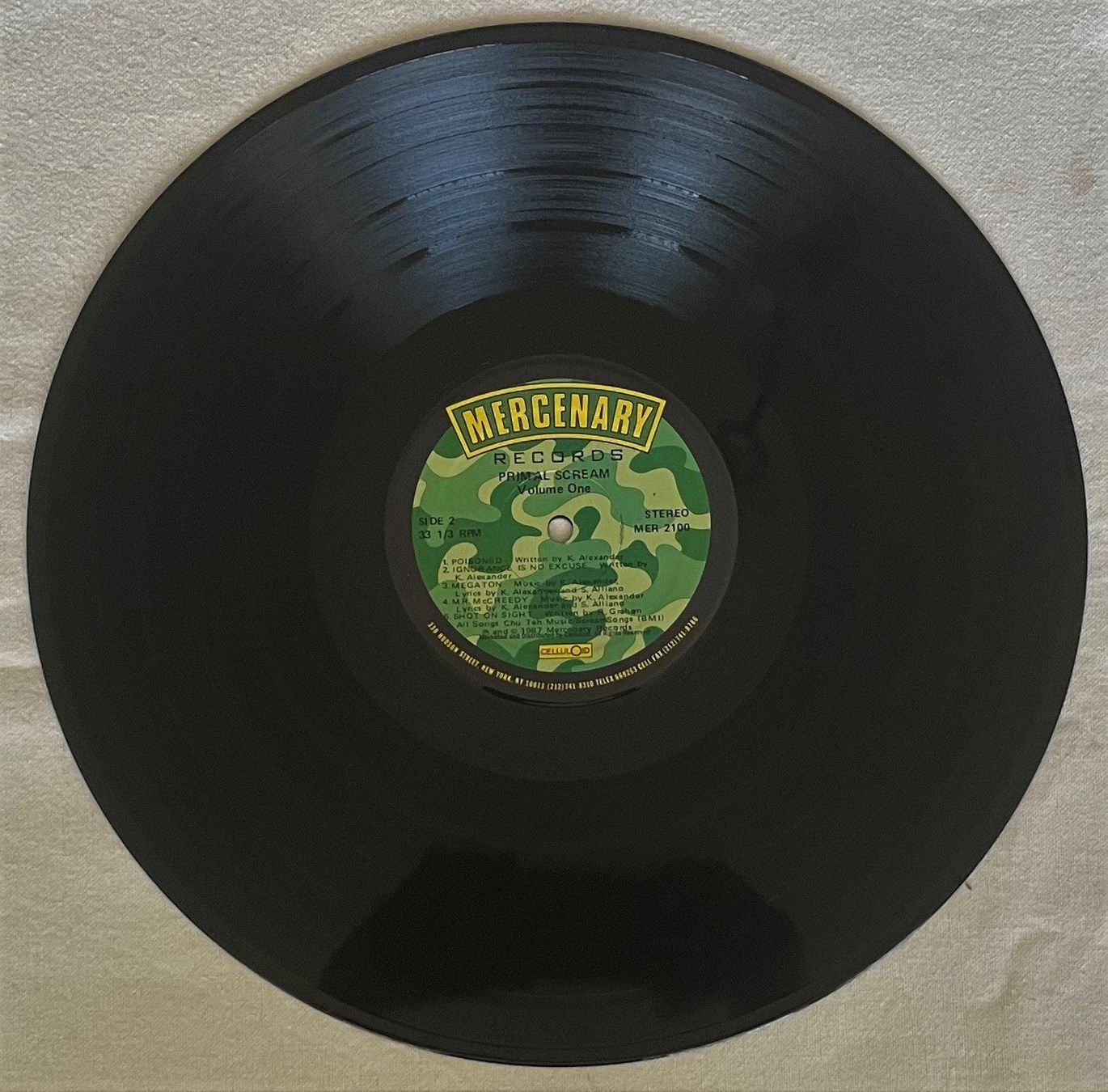 Dischi in vinile: Primal Scream - Volume One - LP - 1987 - US First Press NM – Usato da Uster venduto da Zardodel 3