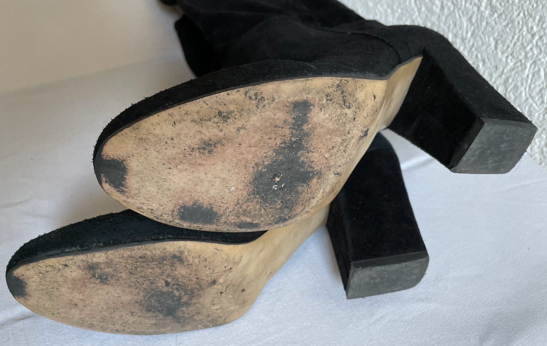 Zara Scarpe da donna: Bottes Zara daim 38 - Talon bloc – Usato da Sugnens venduto da 555madison 3