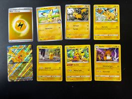Pokemon Sammlung - Pichu, Pikachu EX und Raichu - en