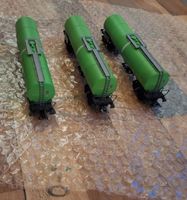 3 Märklin Kesselwagen grün