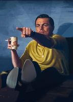 Leonardo di Capri Meme Leinwandbild 50x70cm NEU