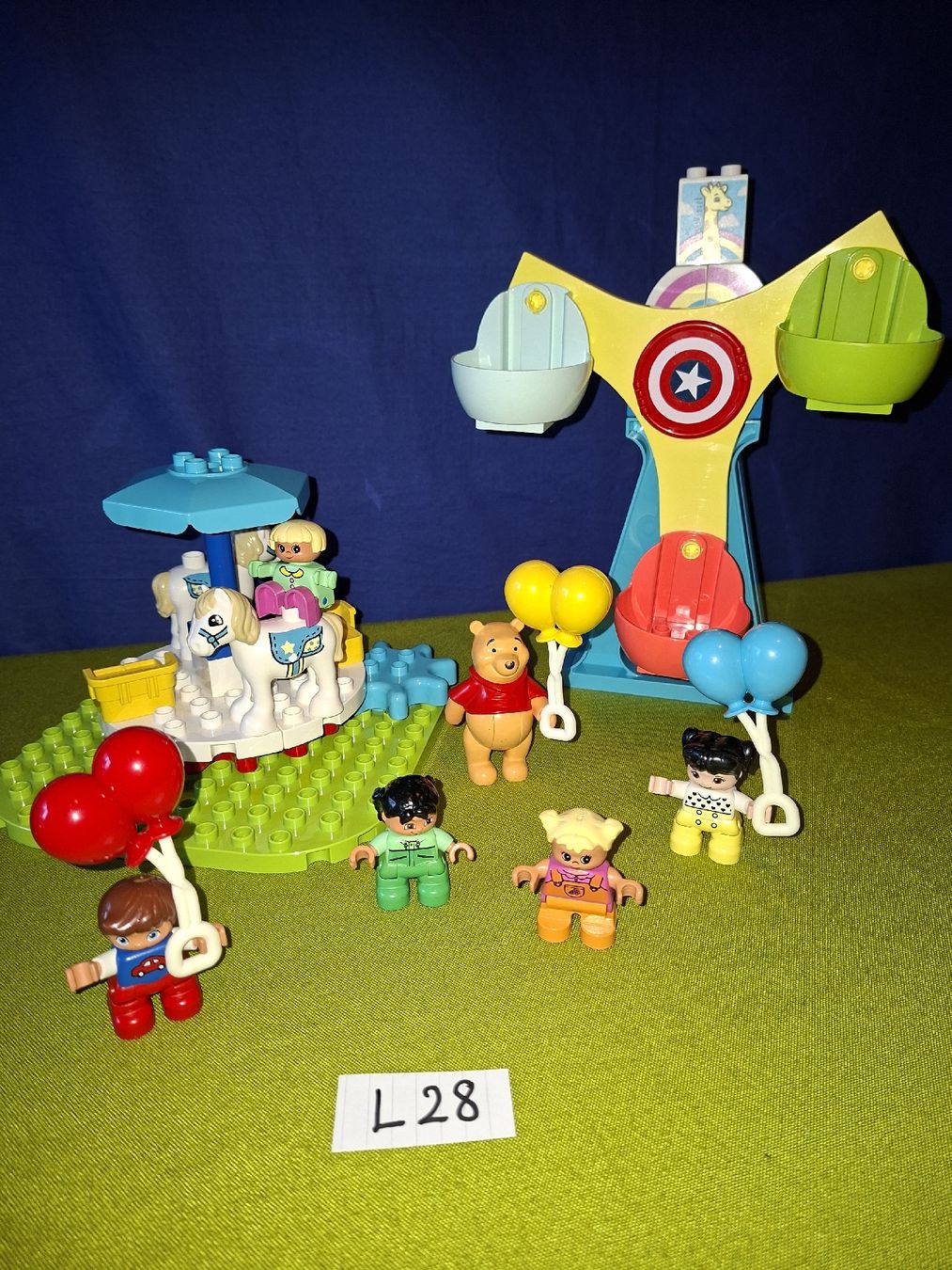 Lego Giocattoli: Duplo Jahrmarkt,Karussell L8 – Usato da Aarberg venduto da Fink010