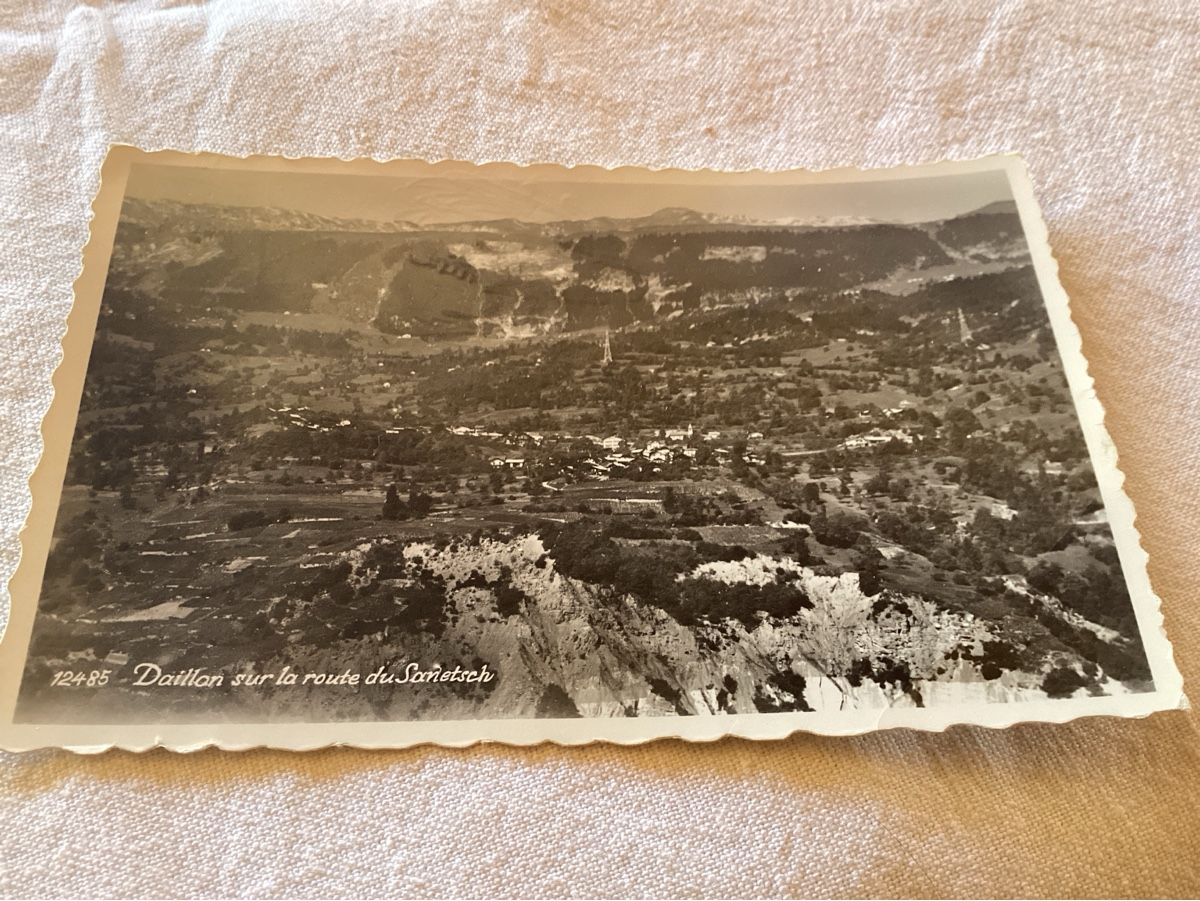 Cartoline postali: Daillon route du Sanetsch – Usato da Luc (Ayent) venduto da Rebouille