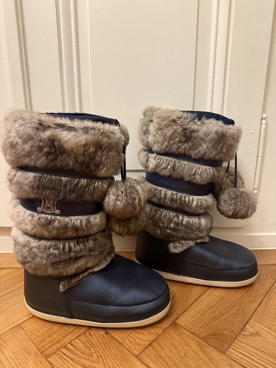Celine Scarpe da donna: Celine fur snow boots – Usato da Genève venduto da din_8xv2