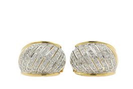 Brillant Ohrclips 1.2ct 18K Gelbgold *S2671
