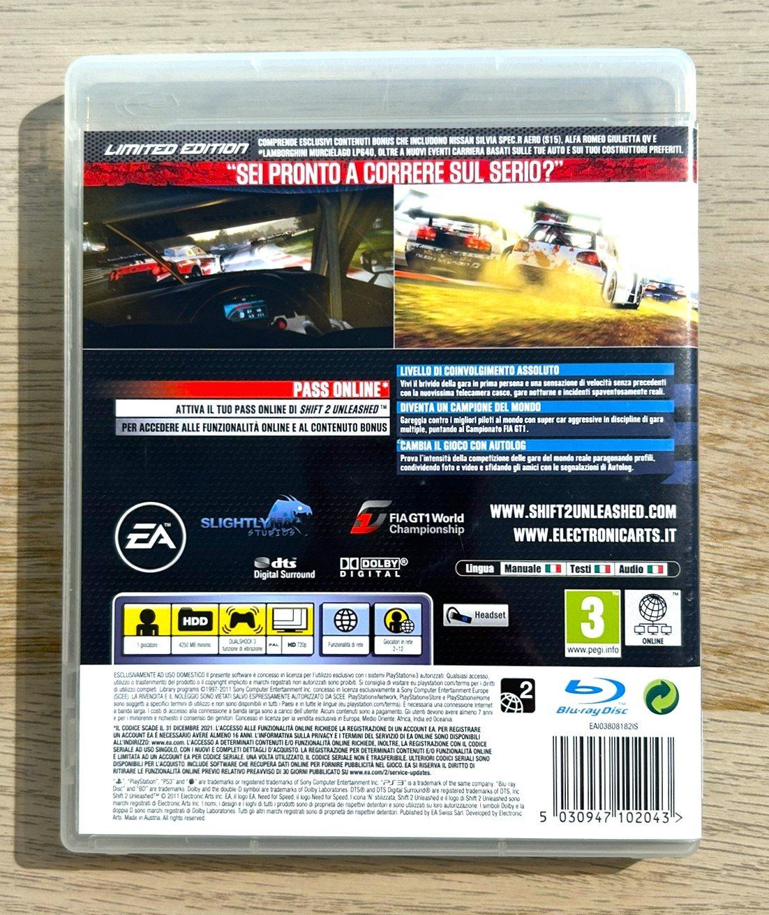 Sony Jeux: Shift Unleashed 2 Limited Edition PS3 – D'occasion à St. Gallen par Alpine.Arcade 1
