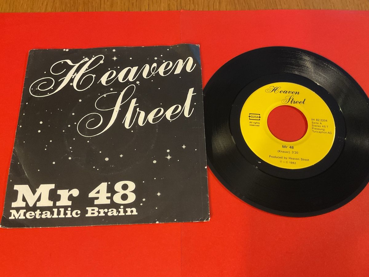 Schallplatten: Heaven Street - Mr 48 / Metallic Brain, Single, 1982 – Gebraucht aus Steinach von Quarkie