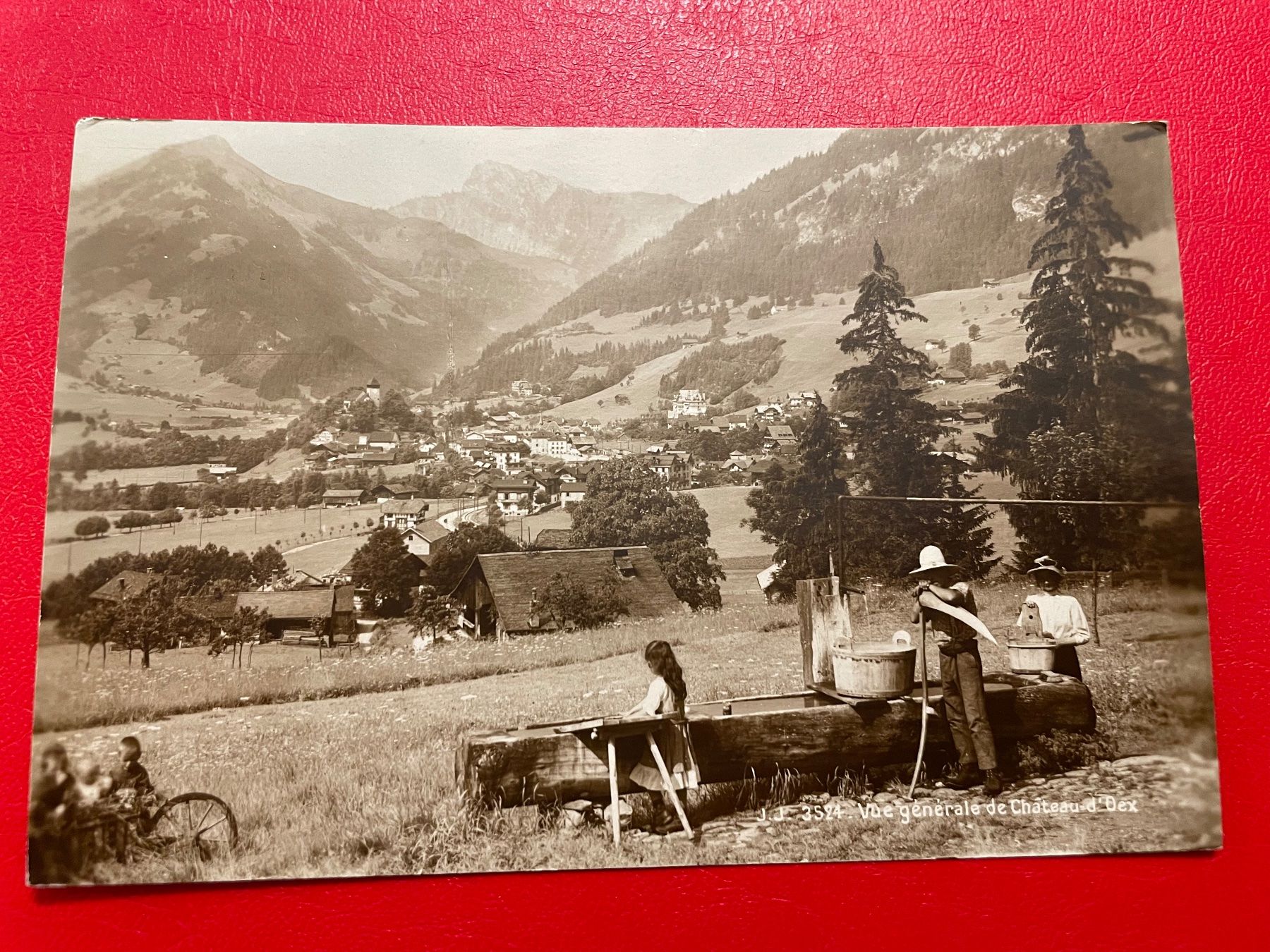 Ansichtskarten: ?1919? / Vue générale de Château-d'Oex – Gebraucht aus St-Légier-La Chiésaz von Theo005
