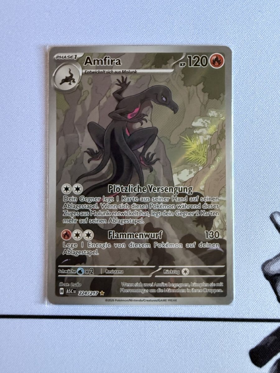 Pokémon Sammelbilder & Trading cards: Pokémon Amfira 224/217 – Neu (gemäss Beschreibung) aus Elsau von mintgreen1