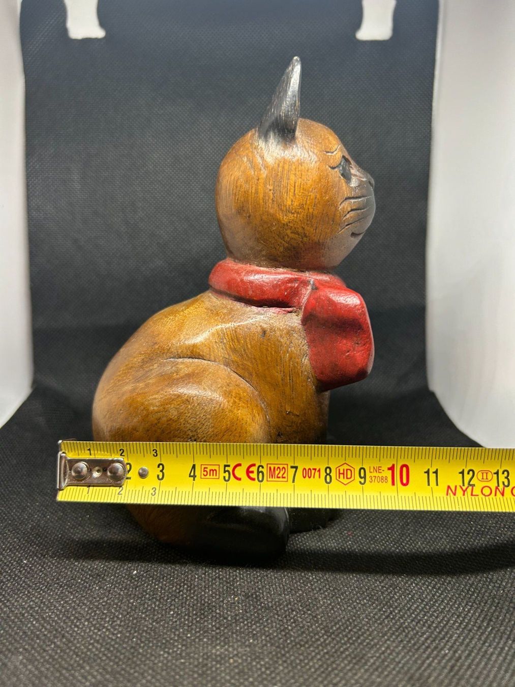 Statuette: Vintage Wooden cat hand made – Usato da Lausanne venduto da Weber1007 6