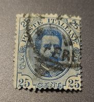 Italien 1893 briefmarke abart dezentriert