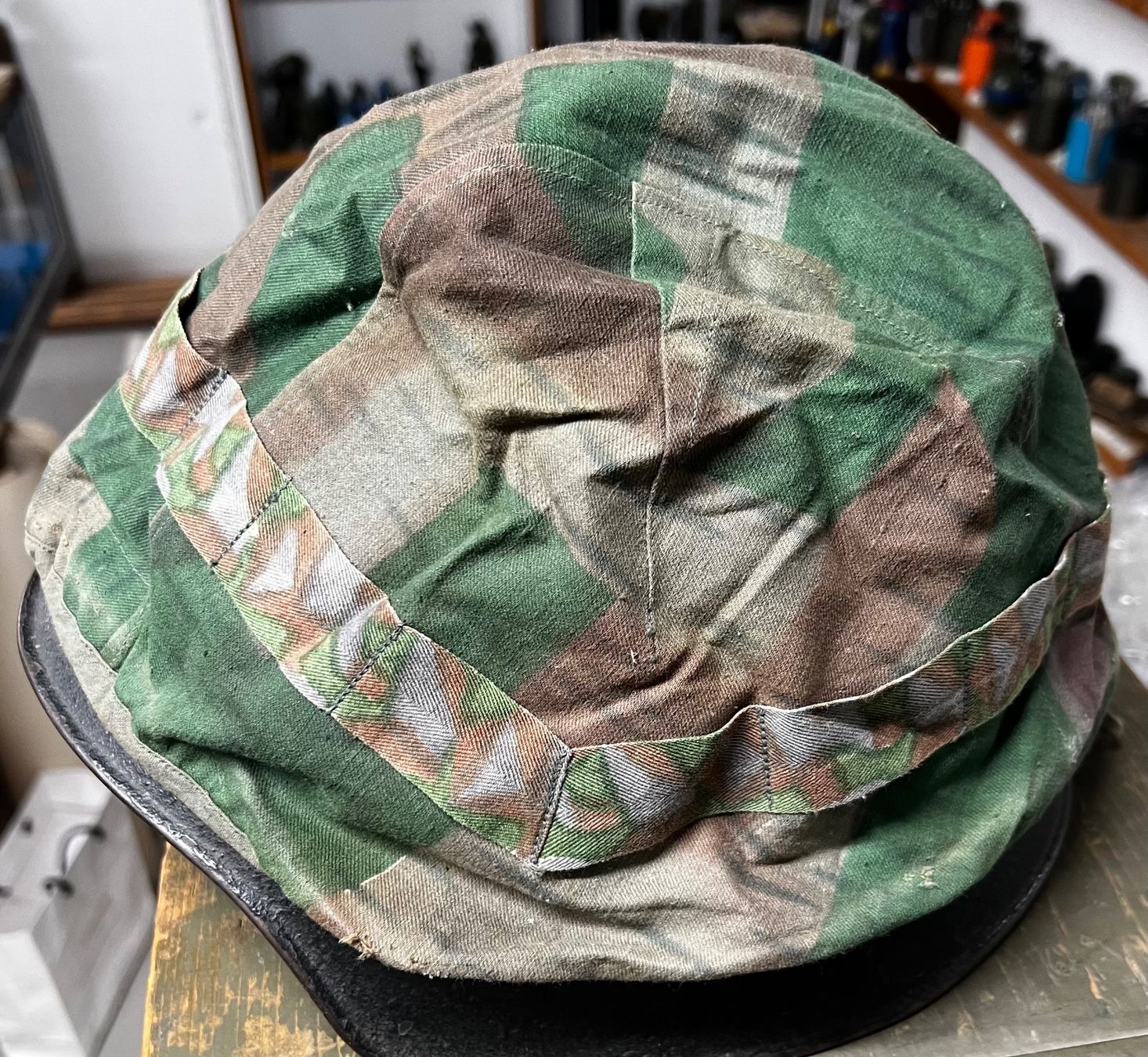 Schweizer Armee Uniformi: Ww2 couvre casque armee Helmüberzug – Usato da Nyon venduto da 65d45