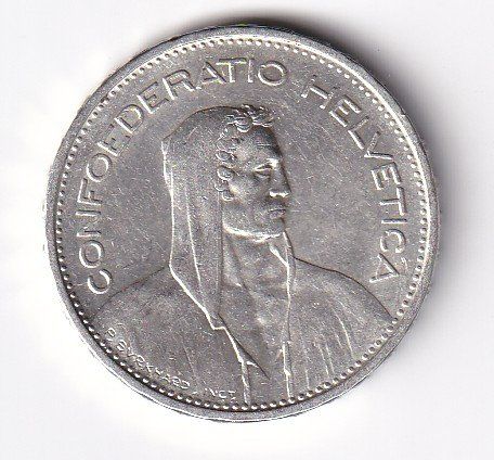 Toutes les monnaies: 5 Franken 1935 – D'occasion à Neuchâtel par karlpierrino 1