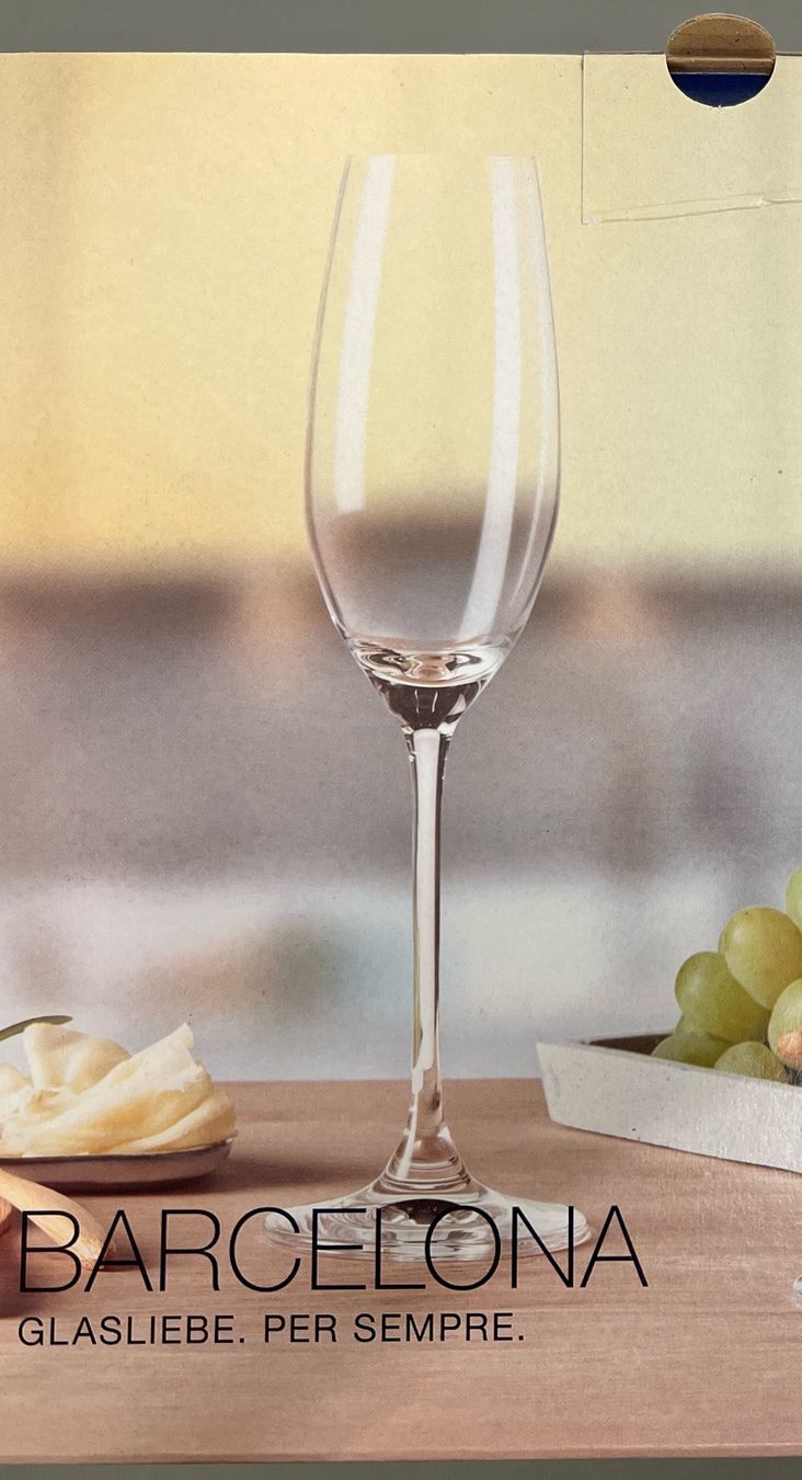 Gläser: Leonardo Sektglas Barcelona 6er Set – Gebraucht aus Uitikon Waldegg von _s_u_n_