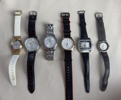 6 montres quartz