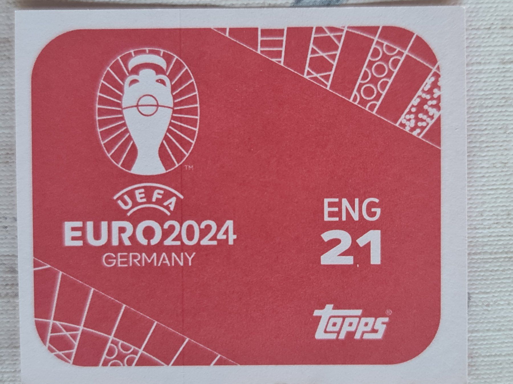 Topps Carte collezionabili: Topps EURO2024 ENG 21 – Nuovo e nell'imballaggio originale da Dintikon venduto da Prime-shop 1