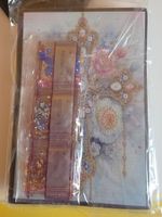 DIAMOND PAINTING MIT KREUZ UND BLUMEN NOTIZ BUCH